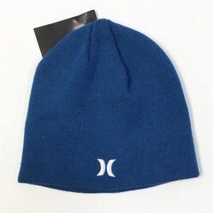 NWT Hurley Icon Staples Beanie - Blue
